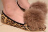 Leopard Grain Flat Shoe Wholesaler
